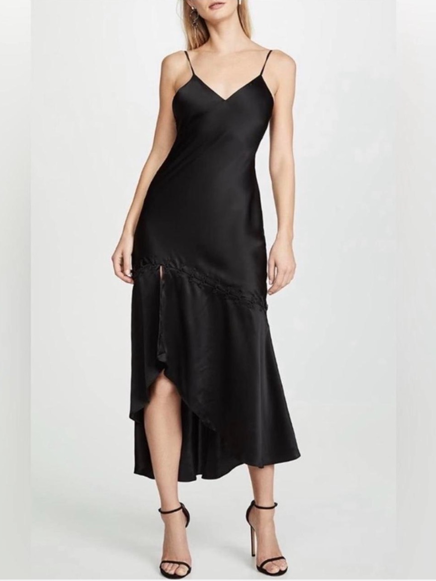 Cami Nyc Silk Midi Slip Dress